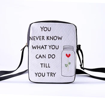 

Custom Ladies Pattern Crossbody Shoulder Bag Letters Couple Print Crossbody Shoulder Bag Child Casual 23cm* 17cm* 5cm