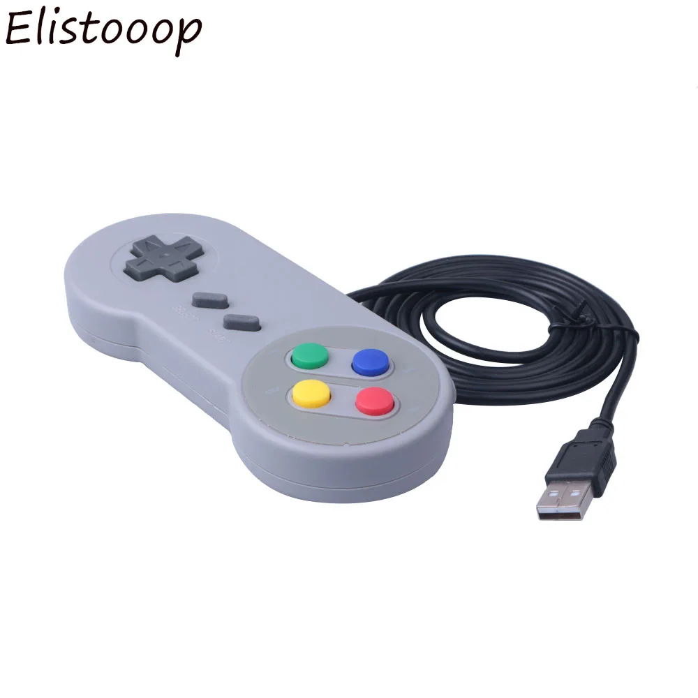 Elistooop USB игровой контроллер игровой для SNES игровой коврик для Windows PC