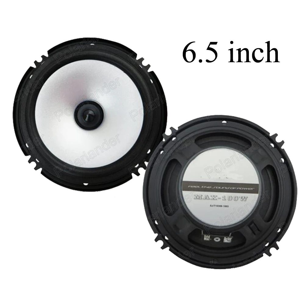 6.5 inch car audio speakers car speakers full range subwoofer 2x80W