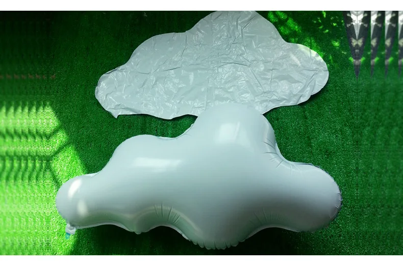 1Pcslot Birthday Party Baby Shower Party Aluminum Film White Clouds Balloons Party Foil Balloon Decoration PAT44 (5)