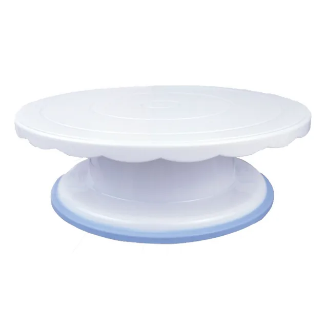 28CM Cake Turntable Rotating Revolving Cake Stand Round Platform Cake