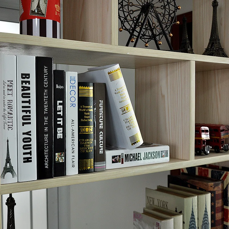 الأزياء ورقة وهمية كتاب دراسة التصوير كاميرا محاكاة نموذج صندوق كتب تأثيث المنزل الدعائم خزانة ديكور الديكور