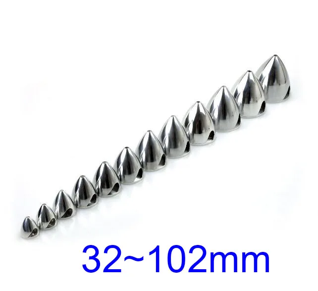RC Aircraft Metal Propeller Cover Fairing Spinners Spare Parts For RC Airplane Diameter 32/38/45/51/57/64/70/76/89/102mm