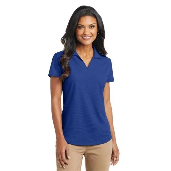 Port Authority L572 Ladies Dry Zone Grid Polo True Royal Blue - 3XL