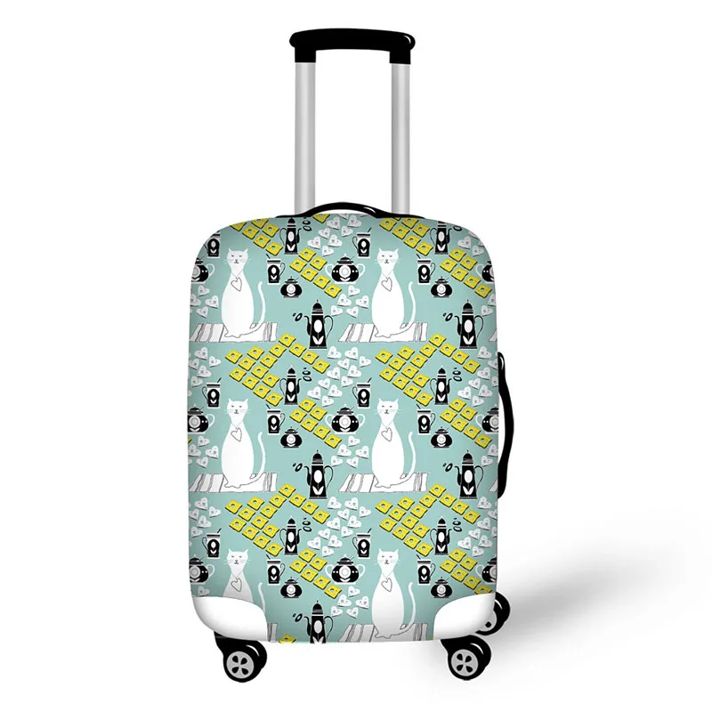 3D цветочные принты чехол для чемодана защитный чехол для багажа на молнии чехол для багажа 18-30 дюймов эластичность багажа - Цвет: 1033