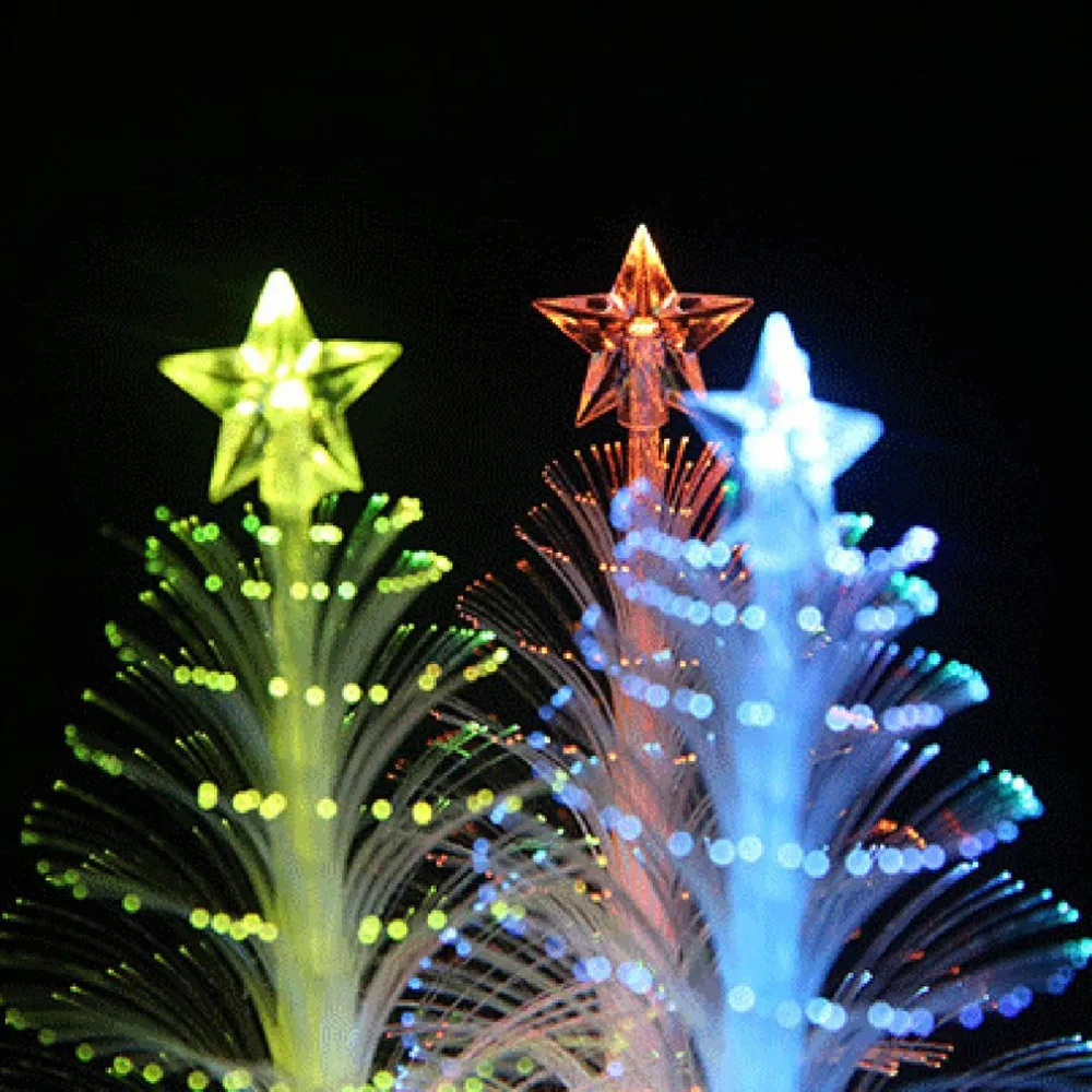 Рождественская елка светильник Цвет меняющийся светодиодный светильник лампа украшение комнаты орнамент маленький ночной Светильник для Домашняя вечеринка, праздник