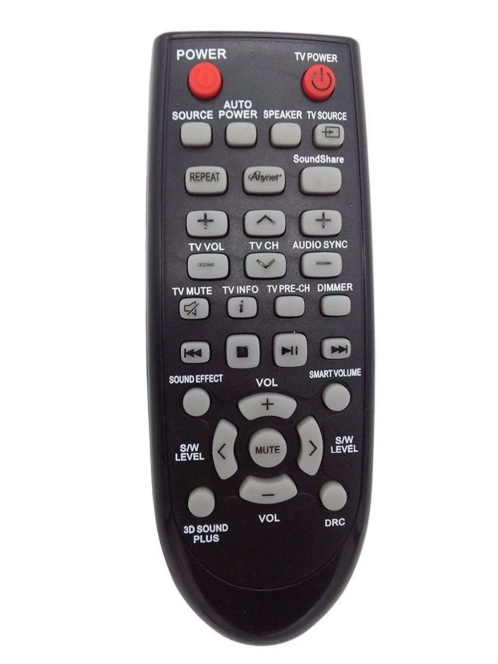 

It is applicable to the remote controller of samsung echo wall home theater, ah59-02632a.
