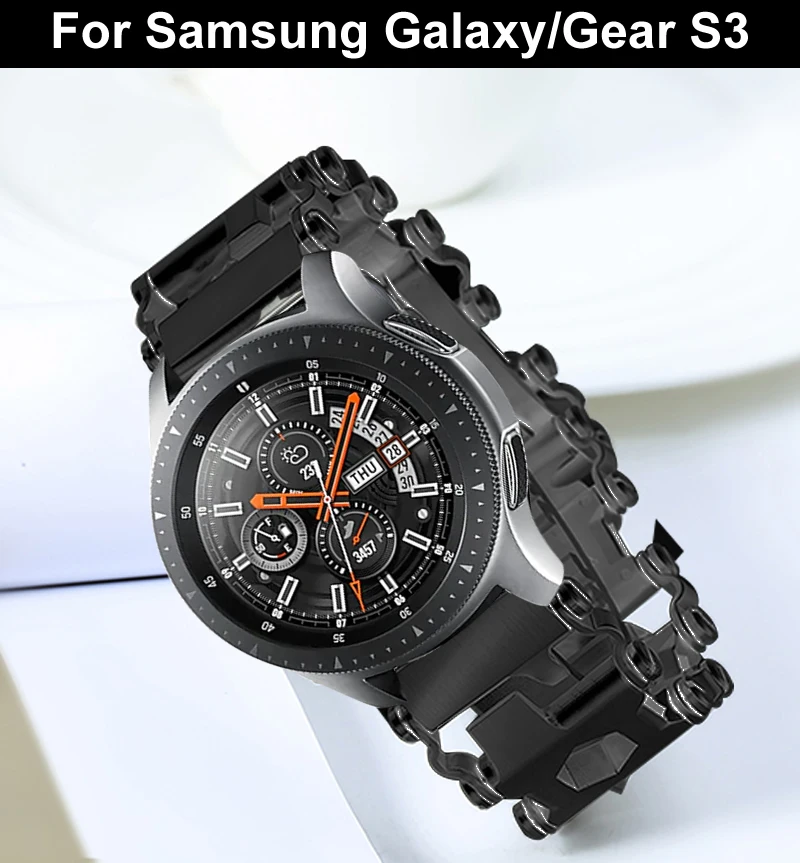 Samsung Galaxy Watch 46 мм gear S3 новейший ремешок для часов браслет ремешок для часов Garmin Fenix 3 hr 5x отвертка инструменты