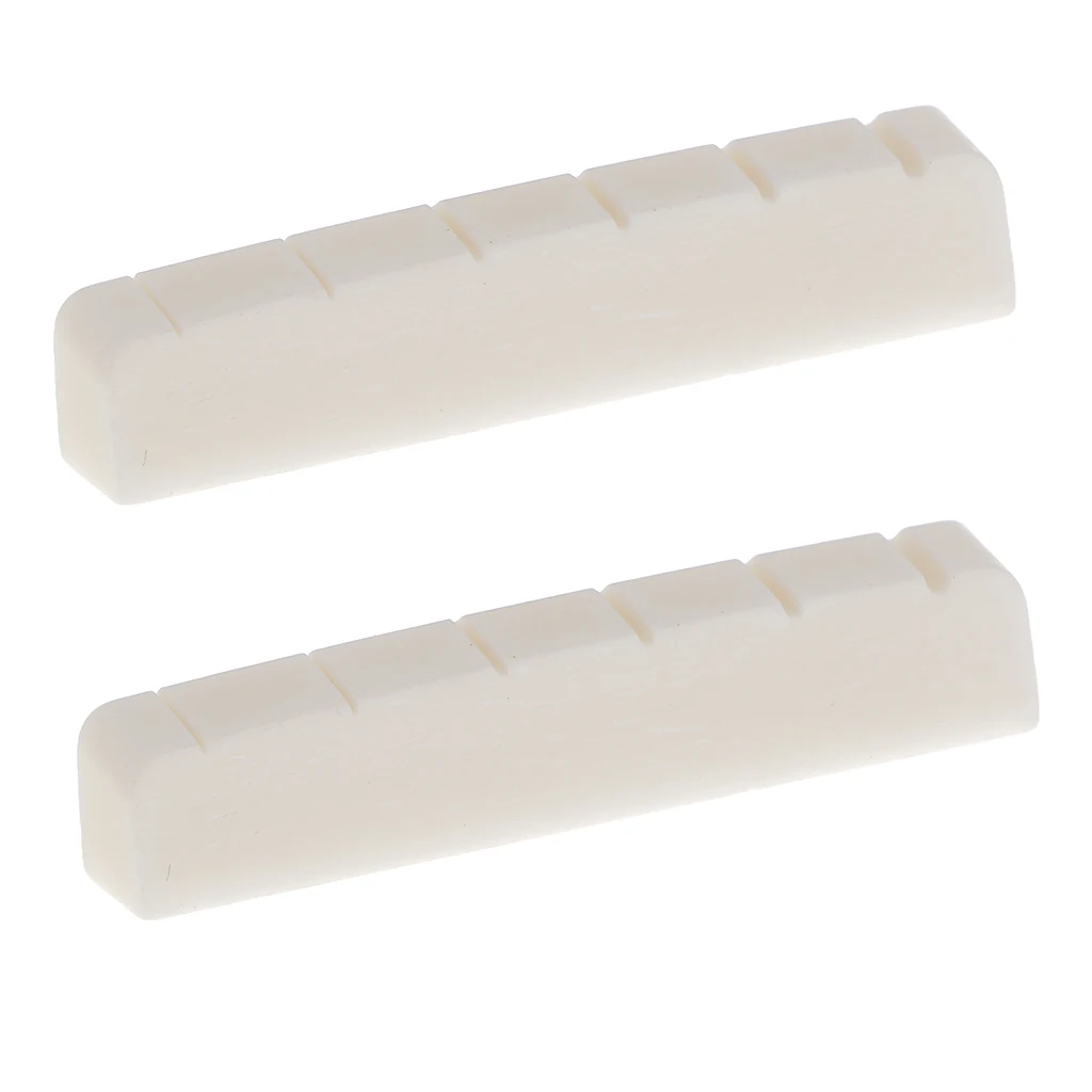 2 pcs Bone Nut Part Stringed Instruments For Les Paul LP 6 String Electric Guitar Accessories 43mm