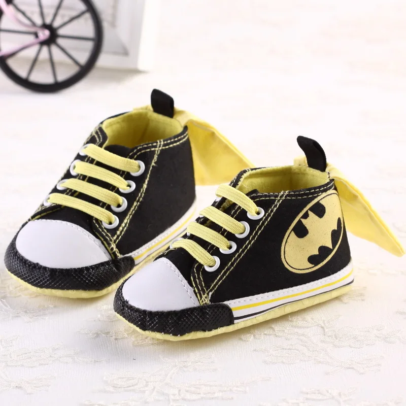 Модная детская обувь для мальчиков; парусиновая детская обувь с Бэтменом из мультфильма; повседневные кроссовки для малышей; От 0 до 2 лет для малышей; DS9