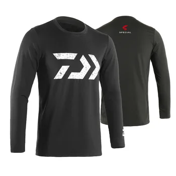 

2019 DAIWA Fishing Jersey Long Sleeve Fishing Clothing Autumn Fishing Shirt Quick Dry Mosquito Proof Sunscreen Cool Sportswear