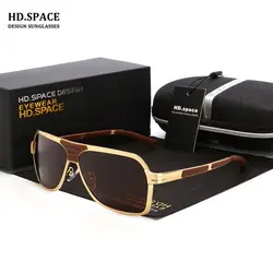 HD. пространство Брендовая Дизайнерская обувь поляризованных солнцезащитных очков Для мужчин Classic HD, Для мужчин интегрированной очки