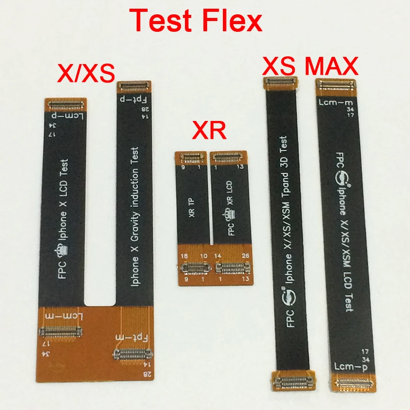 

For iPhone X XS XR XS MAX LCD Display Touch Screen Digitizer 3D Touch Testing Flex Cable Gravity Induction Test Flex Cable