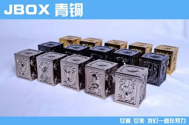 

MODEL FANS Jacksdo saint seiya Bronze Saint Cloth Myth Cloth Box bronze black gold color