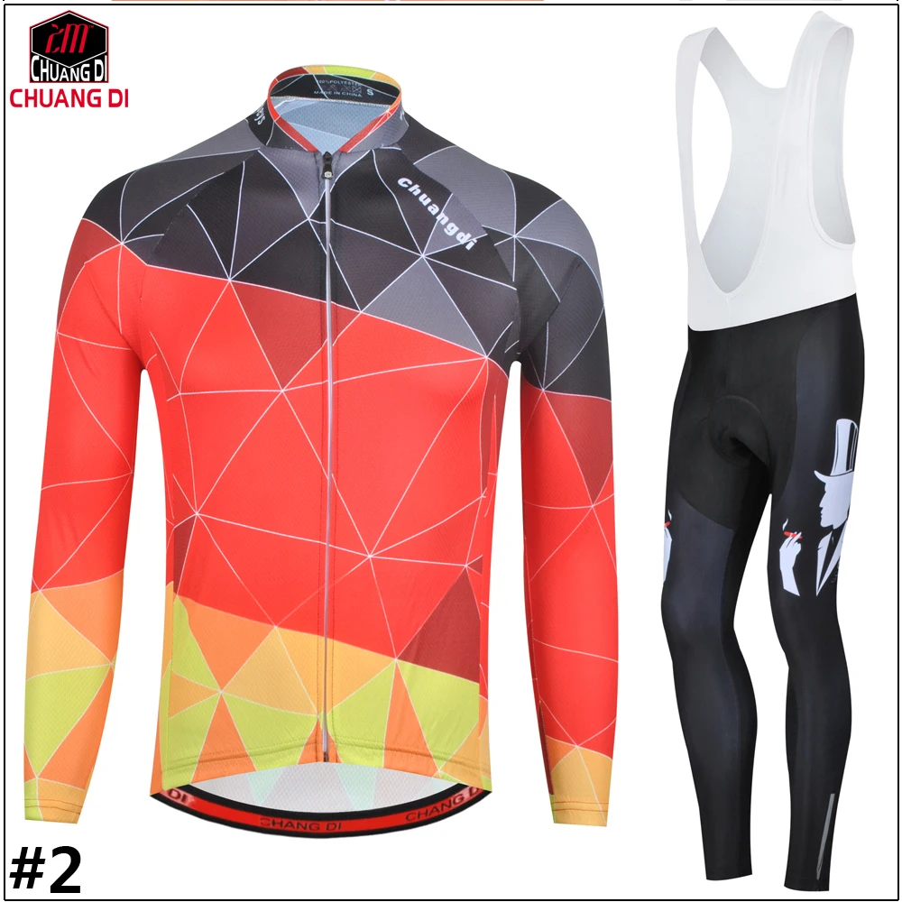 ZM с длинным рукавом chuangdi майки для велоспорта/Одежда для велоспорта Ropa Ciclismo MTB гоночная Спортивная одежда для велосипеда 9 стиль велосипедная одежда