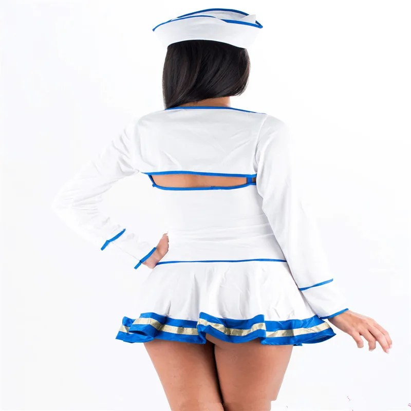 Фэнтези Marinheira белый Высокое качество взрослый сексуальный женский костюм моряка для девочек Женский костюм море моряк Косплей