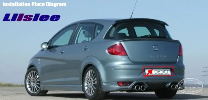 Liislee для Seat Toledo MK3 2004~ 2009 назад сзади Камера+ 4." TFT ЖК-дисплей Экран Мониторы = 2 в 1 Задний стояночный Системы