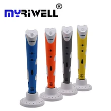 Myriwell 3D ручка Творческий 3D печать ручки разведки рисования 3D принтер ручки с ABS накаливания 3D лучший подарок для детей принтер
