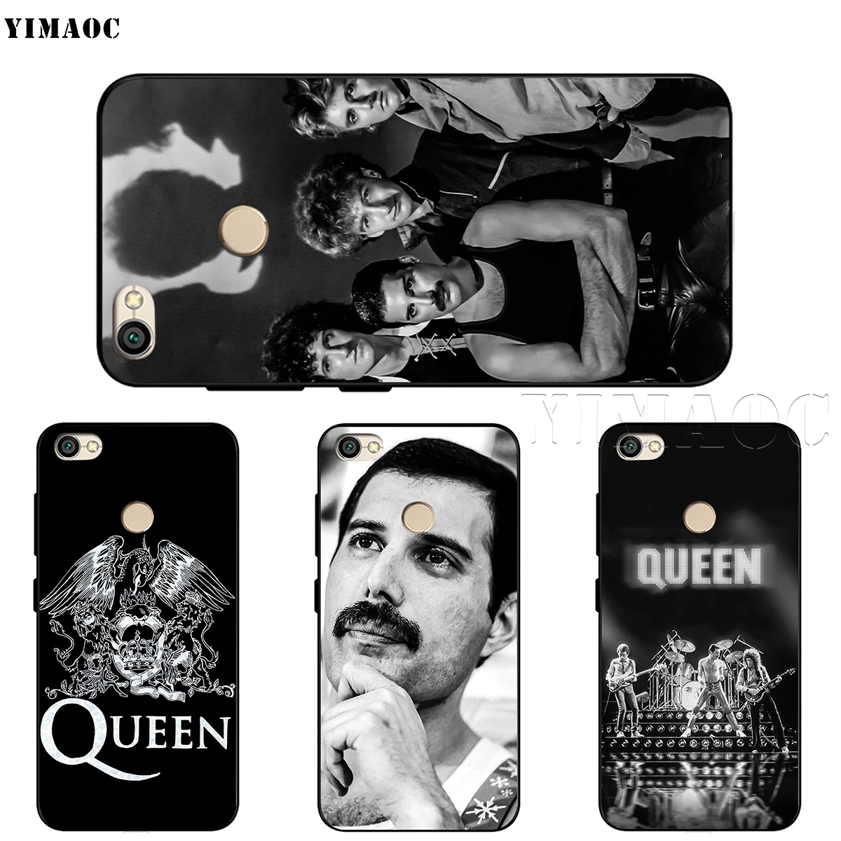 Мягкий ТПУ чехол YIMAOC queen Freddie Mercury для Xiaomi Redmi mi Note MAX 3 6 6A 7 mi 6 mi 8 9 se a1 a2 Pro Lite go pocophone f1