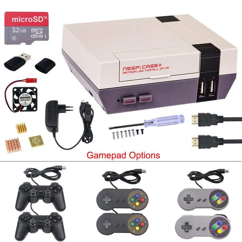 Чехол NESPi Raspberry Pi 3 чехол Retroflag Nespi классическая коробка дизайн детской одежды