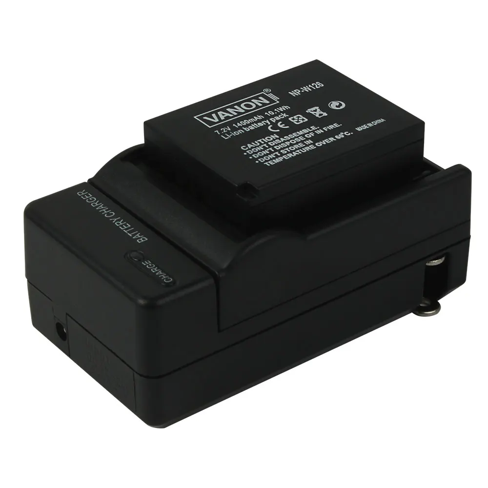 VANON 2 pack + Зарядное устройство NP W126 7 В 1400 мАч литий ионный Перезаряжаемые Камера