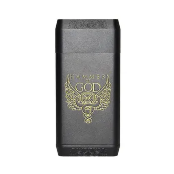 

New Hammer of God V4 Box Mod Electronic Cigarette Vape Mechanical Mod fit 4*21700 Battery Huge Power for Mech RDA RTA RDTA Kit