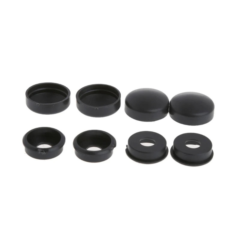 

2019 New 8Pcs ABS Chrome License Plate Frame Screw Nut Caps+Bolt Cover Set For Car Truck Auto Nuts & Bolts Supplies