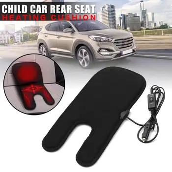 

12V Heated Car Seat Cushion Cover Car Heating Cushion Seat Cover Auto Heater Mat Adjustable Temp Winter Warmer Pad For Kid Baby