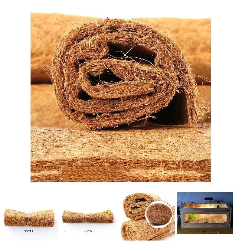 

Hot Sale Reptile Pet Bed Mat Aquarium Tortoise Turtle Lizard Reptiles Climbing Coconut Palm Carpet