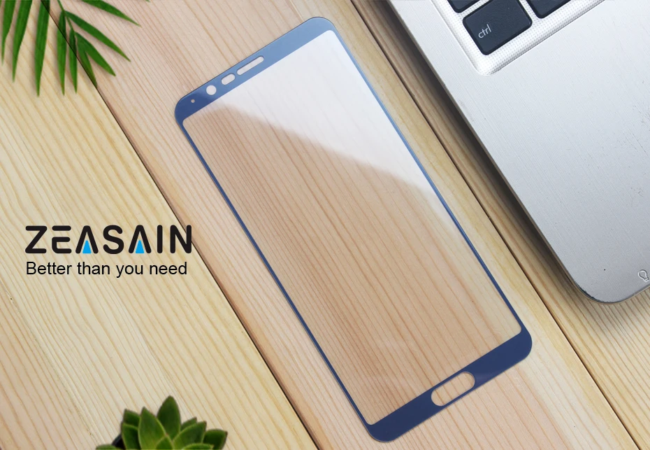 2 Pack Original ZEASAIN 2.5D Full Cover Tempered Glass Screen Protector For Huawei Honor View 10 Honor V10 V 10 9H Glass Film (8)