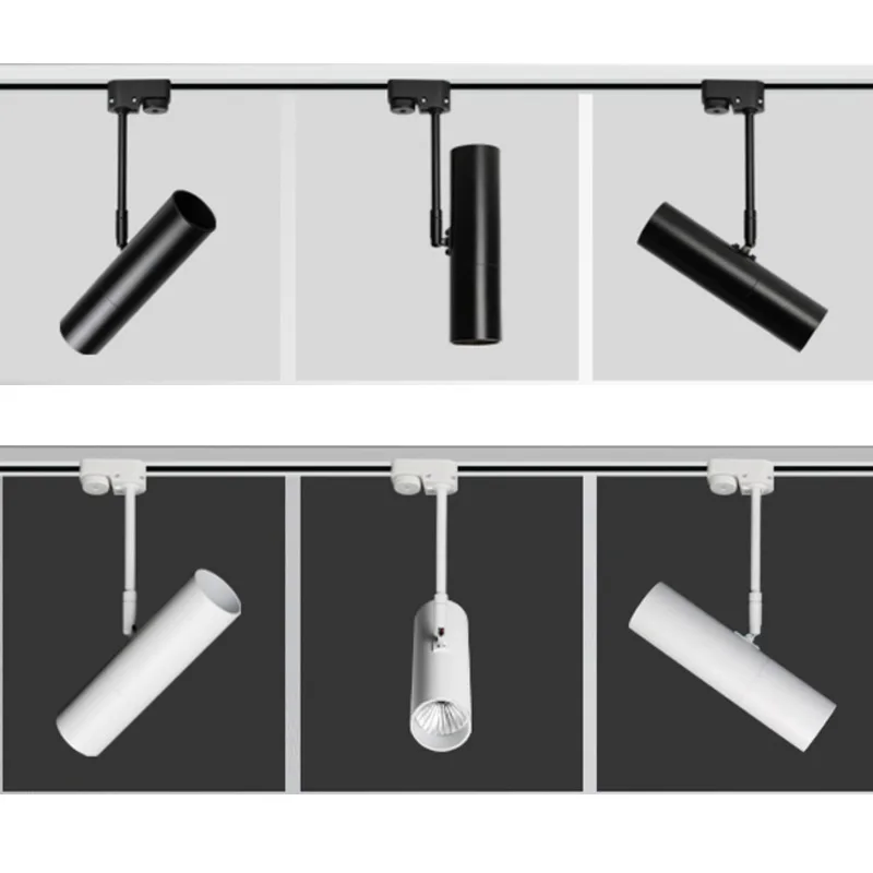 Диммируемый светодиодный Трековый светильник, Точечный светильник, современный cob Домашний Светильник 10 Вт 15 Вт, настенный светильник для обуви и одежды, магазин выставочного зала