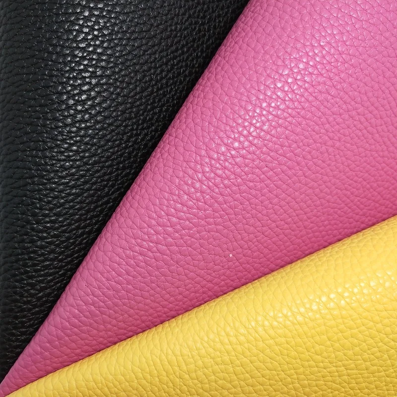 1PC 21X29CM Synthetic Letaher Cuero Sintetico Thick Lichi Grain PU Leather with Color Backing For Making Bows Accessories 8S40A | Дом и сад
