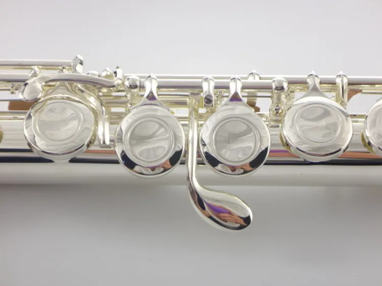 Júpiter flauta JFL-511ES instrumento musical flauta 16 sobre C melodía y E-Flauta clave Profesional de Música de envío gratis