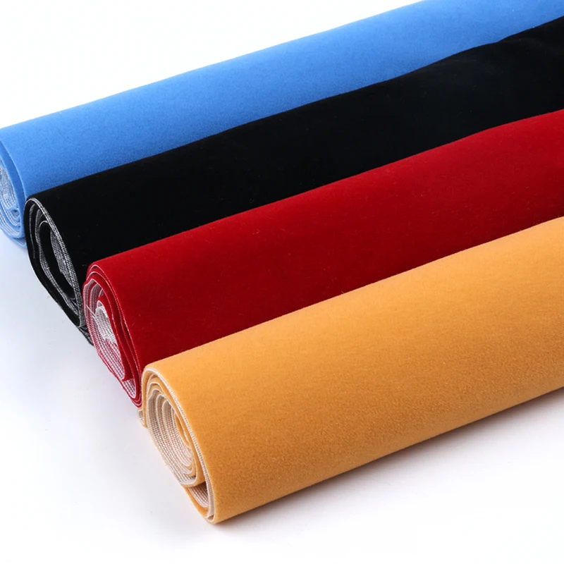 

Flannelette Flocked Flocking Fabrics With Glue for DIY Sewing Skirt Sofa Pillow Mattress Cushion Toys Bags Material 50*150cm