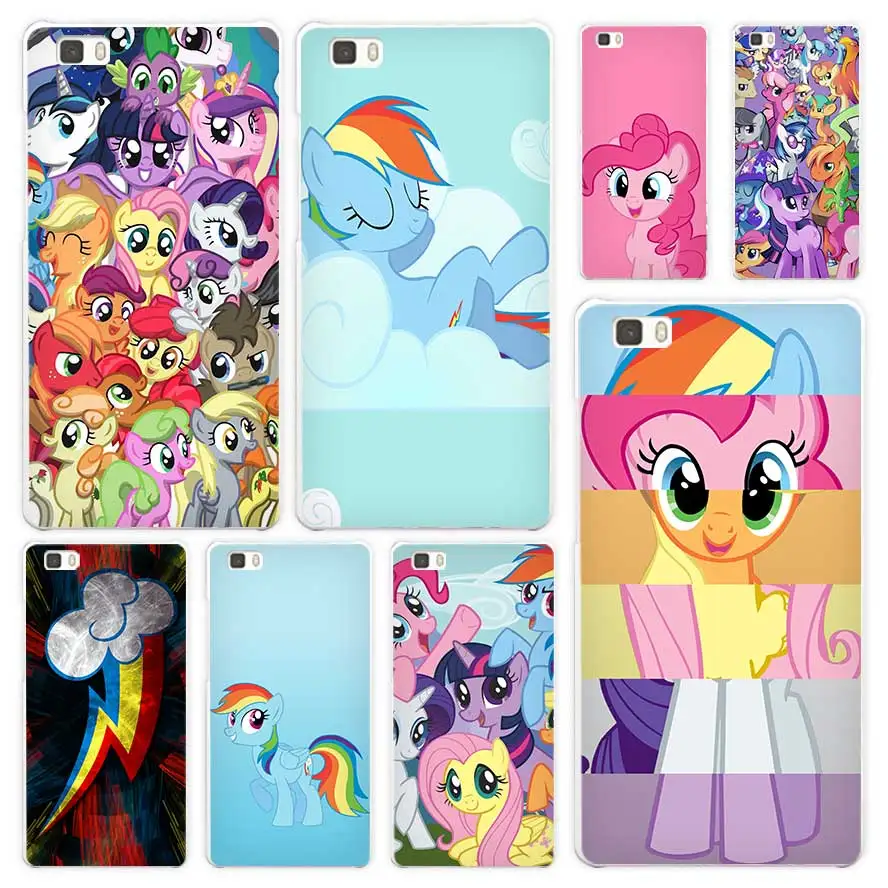 

my little pony White Coque Shell Case Cover Phone Cases for Huawei P7 P8 P9 P10 Lite Mate s 7 8 9