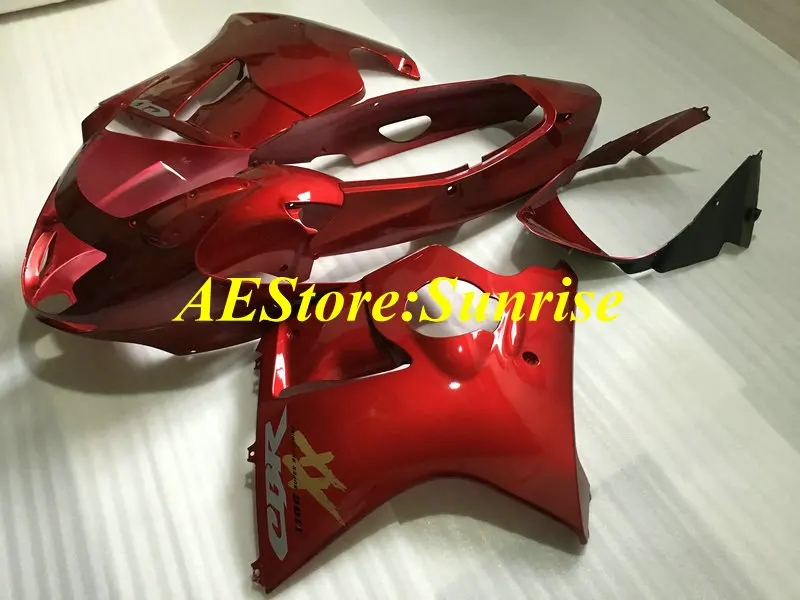 Топ комплект Красного обтекателя Для HONDA CBR1100XX 97 98 99 00 01 02 03 CBR 1100XX 1997 2000 2003 материалы для инжекционного литья комплект+ подарки HA05