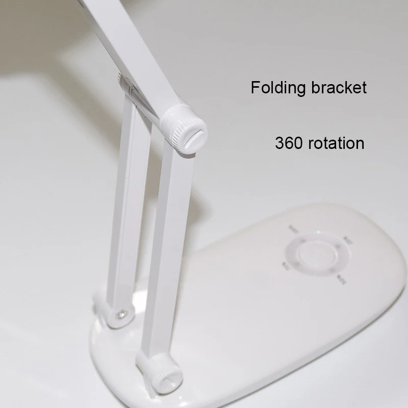 Светодиодный настольный светильник мощностью 4000 мА/ч 21 Светодиодный светильник с бусинами, складной, защита для глаз, Регулируемый USB светильник для чтения, учебы, книг, Настольный светильник