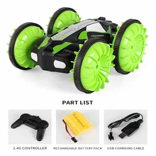 Водонепроницаемый вездеход внедорожный автомобиль-амфибия наземный водный привод высокоскоростной пульт дистанционного управления Rc гоночный автомобиль вращающаяся игрушка 360 градусов