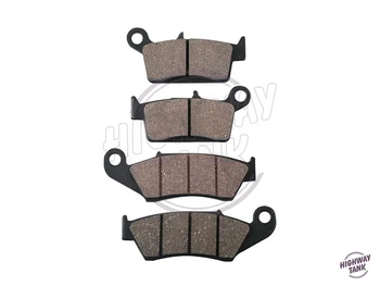 

4 Pcs Motorcycle Front Rear Brake Pads case for SUZUKI RM 125 250 RM125 1999 RM250 2000 DR-Z 400 DRZ400 DR 650 1996-2000