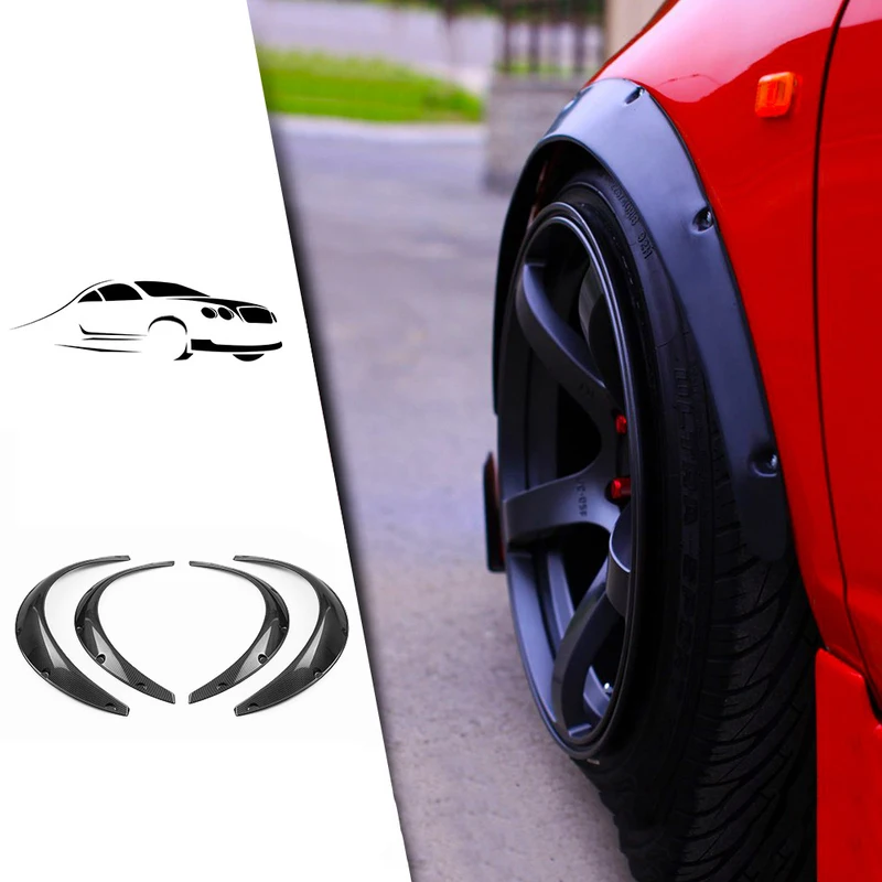 4 Pcs Car Fenders Flares Arch Wheel Eyebrow Protector/mudguards