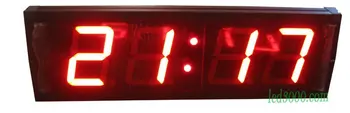 

3inch red color hours and minutes led clock and countdown timer free shipping(HIT4-3R)
