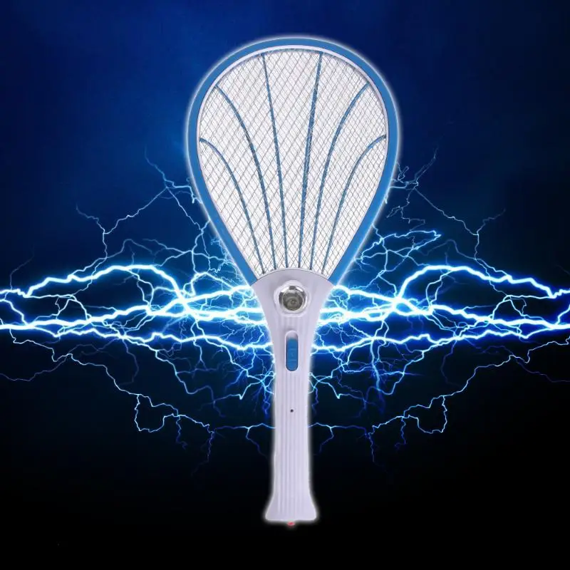 AC 220 V перезаряжаемая электрическая ловушка для комаров с светодиодный инсектициды мухобойка Zapper Лапа-ракетка комаров