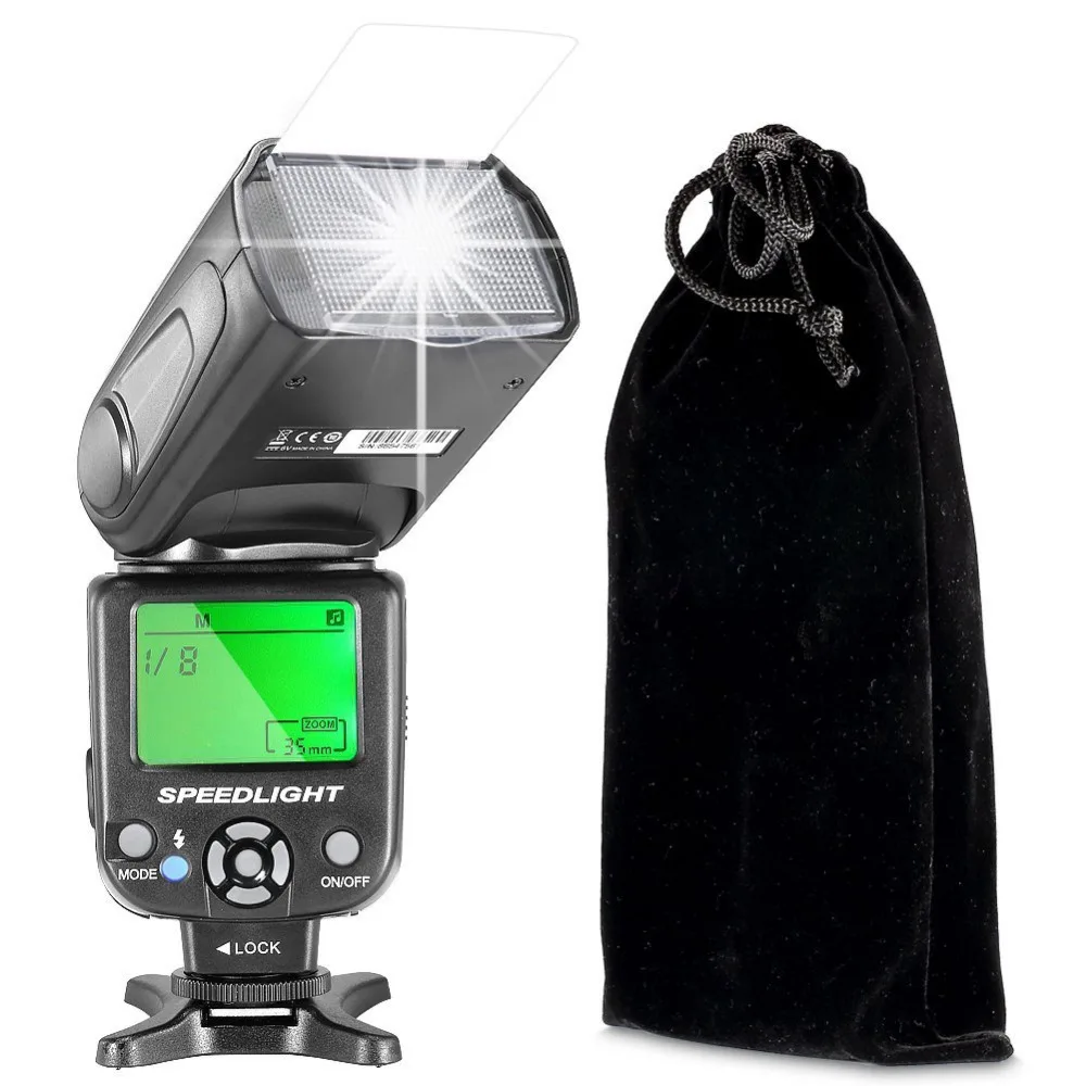 Beste Neewer NW561 Lcd scherm Flash Speedlite Voor Canon Nikon Panasonic Olympus Pentax Fijifilm En Sony Met Mi Hot Schoen, dslr