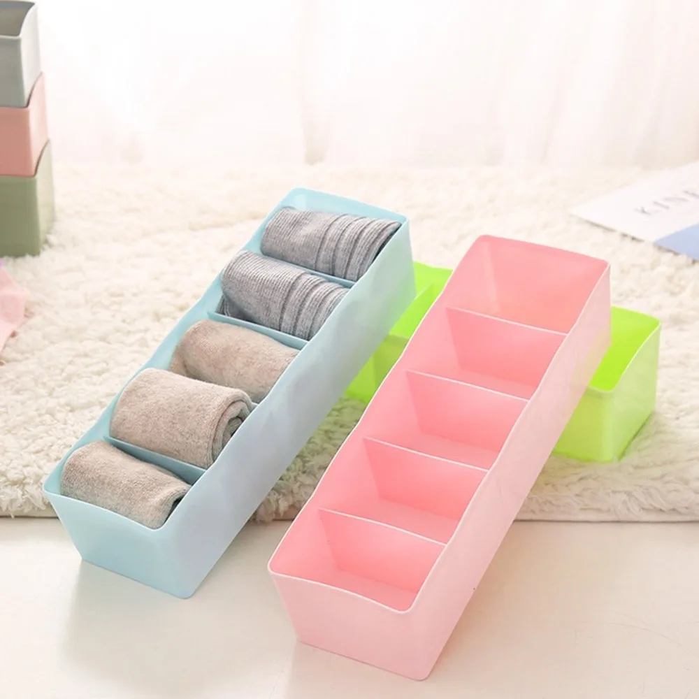 العملي تخزين حاوية علب مقسم أدراج بغطاء خزانة صناديق للعلاقات الجوارب الملابس الداخلية الصدرية تخزين منظم دروبشيبينغ