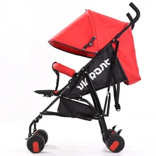 Мода мама красный Детские коляски облегченного перемещения тележки Портативный складной Детские коляски 3 в 1 зонтик коляска
