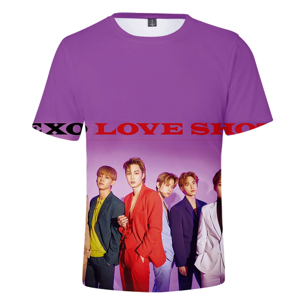Женские/мужские футболки с коротким рукавом Kpop Bang Store летние повседневные 3D