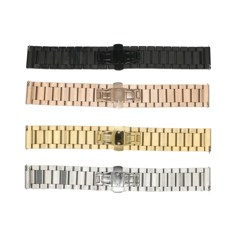 

ot03 Watch Replacement Stainless Steel Solid-Links Watch Band Strap Bracelet for Casio 16/20/22mm Watchband