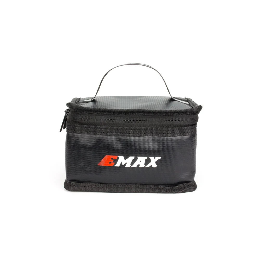 Official Emax Fireproof Waterproof RC Lipo Battery Safety Bag 155*115*90mm With Luminous For RC Plane Tinyhawk Drone handbag 
