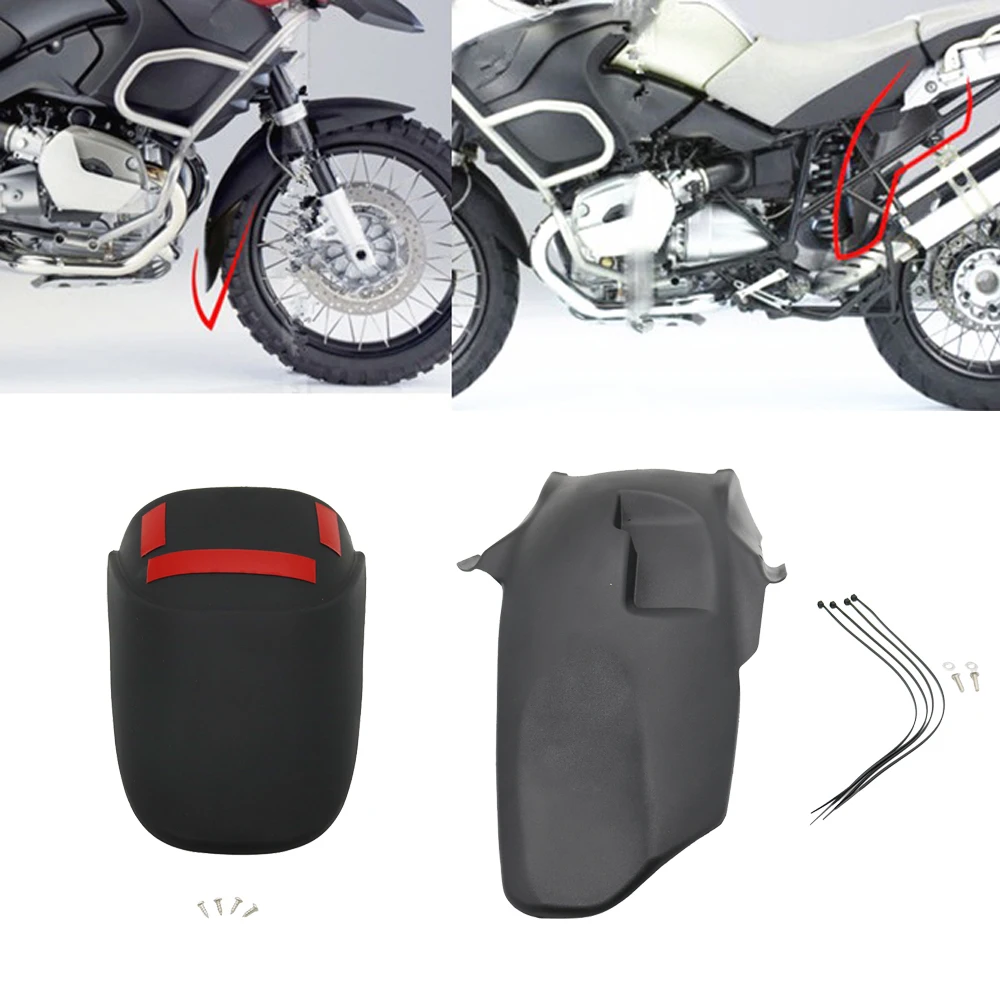 

Front Fender Extender Matte For BMW R1200GS Front Mudguard&Rear Fender Extension For BMW R 1200 GS/GSA LC 2005-2013