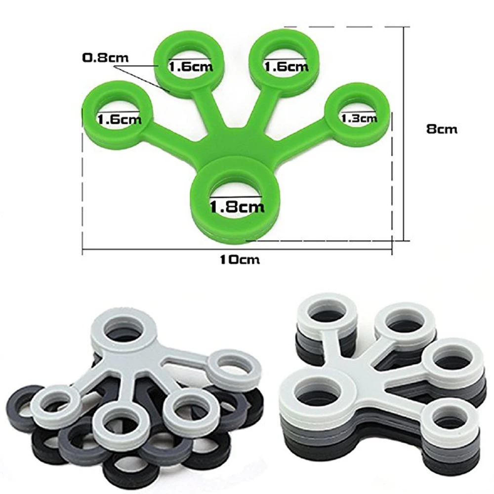 6 цветов, силиконовый зажим для пальцев, усилитель, носилки для пальцев, захват, силовой тренажер, Эспандер для массажа пальцев
